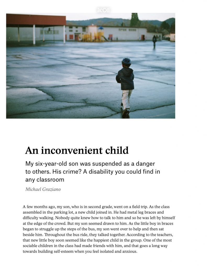 An Inconvenient Child by Michael Graziano
